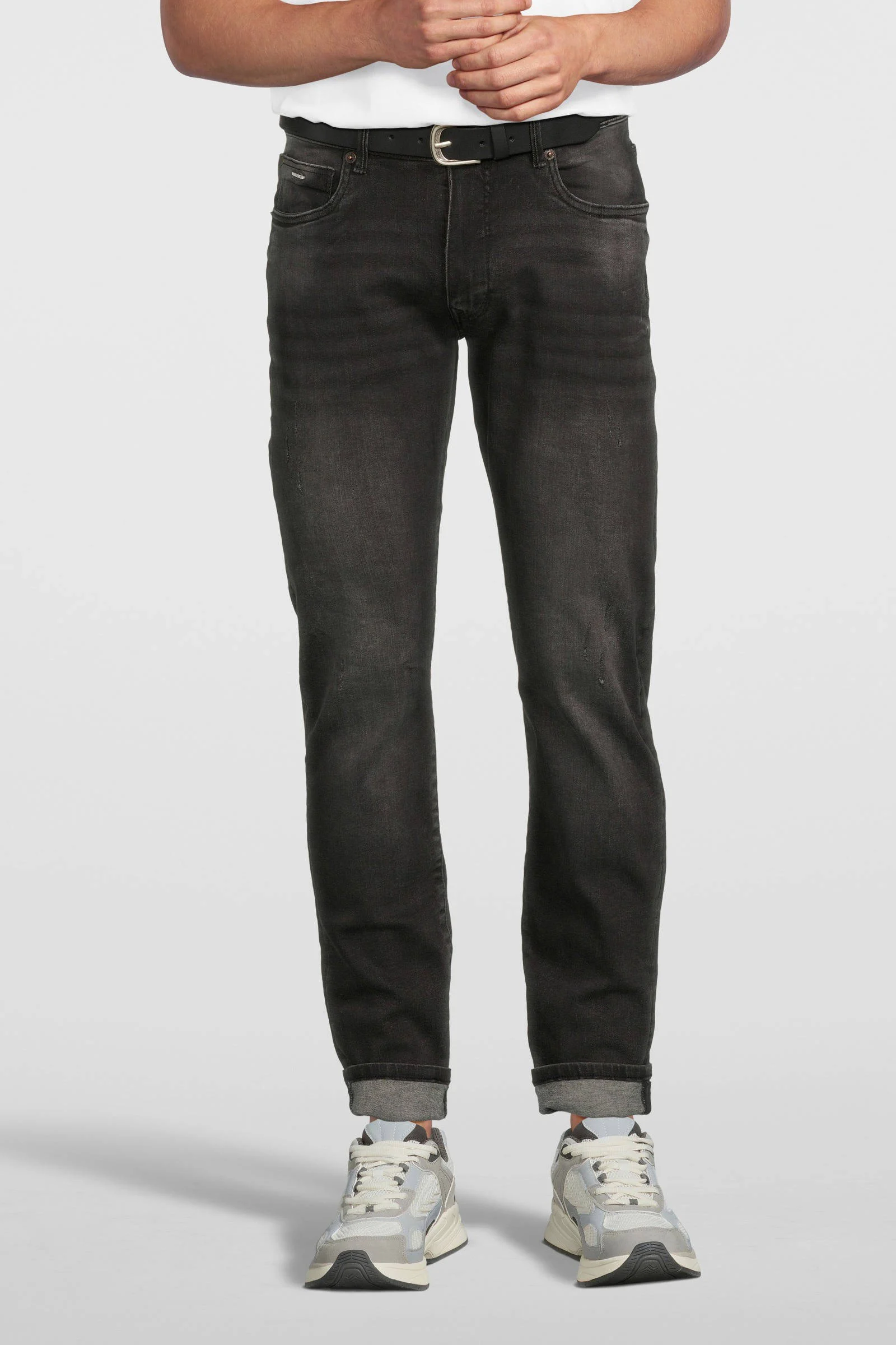 Petrol Industries slim fit jeans SEAHAM met riem eight ball