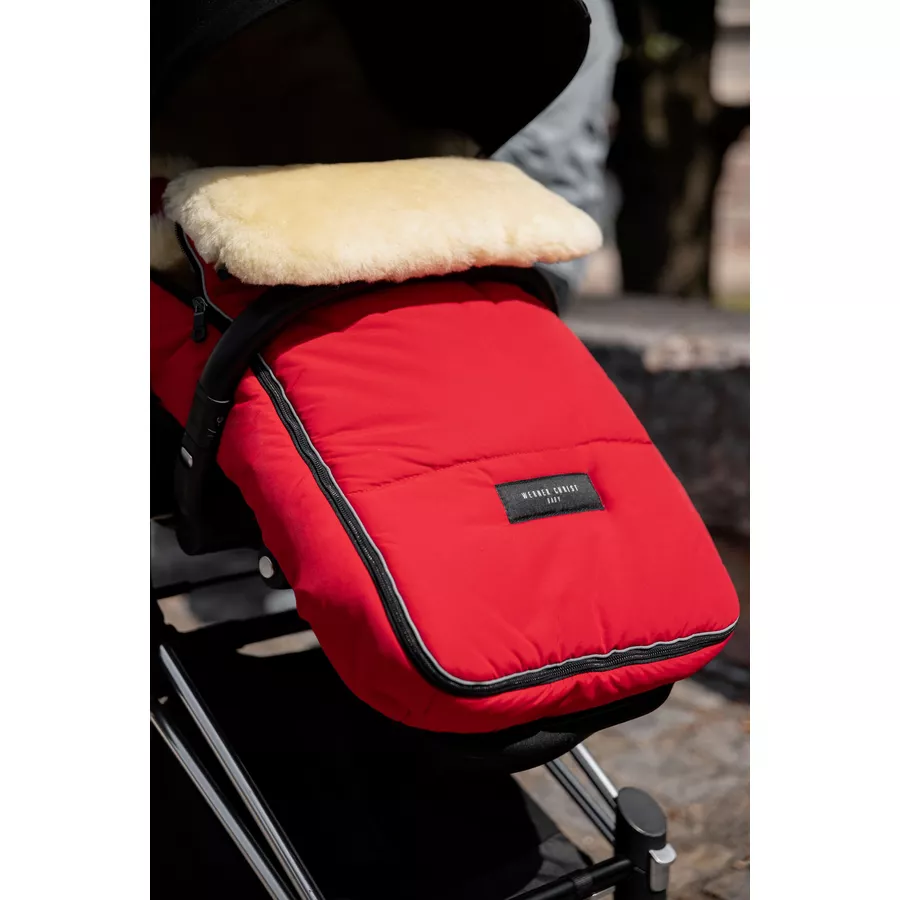 Werner Christ Baby Fußsack AROSA chili red