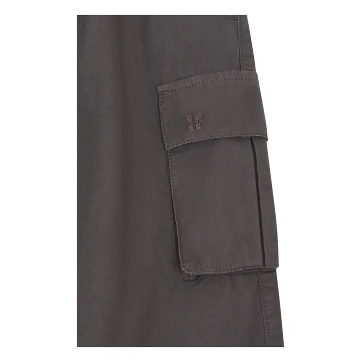 Hundred Pieces Pantalon Cargo Taille Élastiquée | Noir