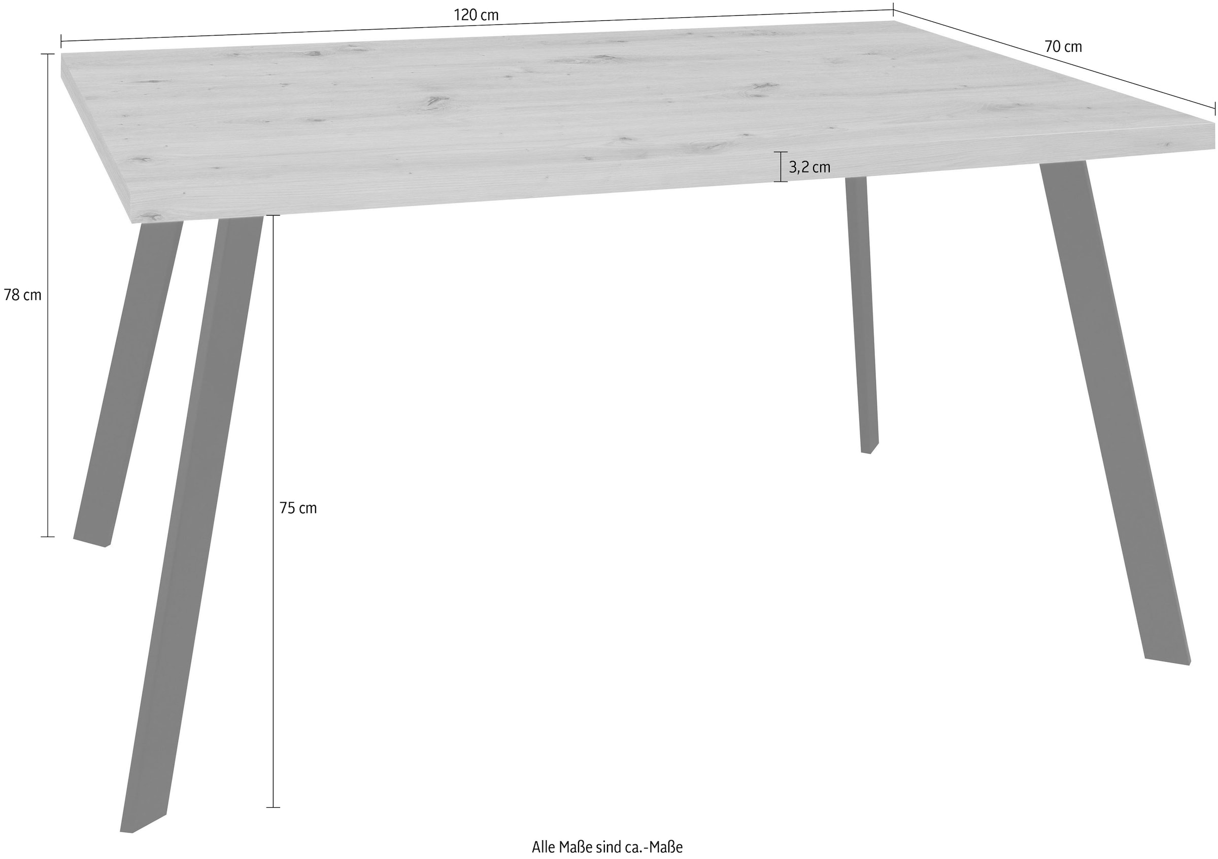 Mäusbacher Schreibtisch »Big System Office« Breite 120 cm