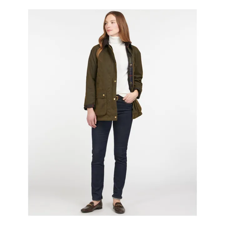 Barbour Veste Cirée Acorn | Vert kaki