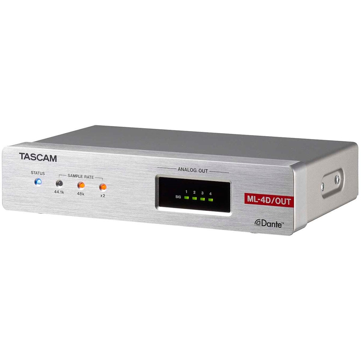 Tascam ML-4D/OUT-E Dante converter