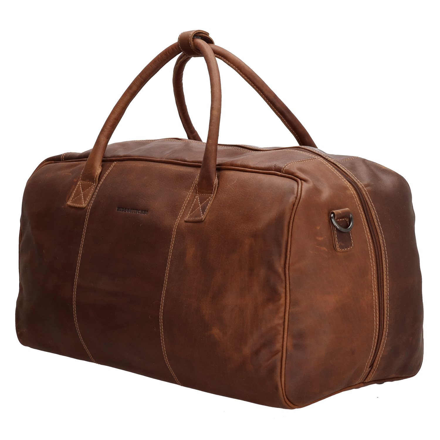 Hide & Stitches Japura Travelbag cognac