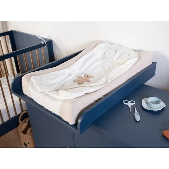 Housse matelas à langer Teddy   Beige        de               Childhome