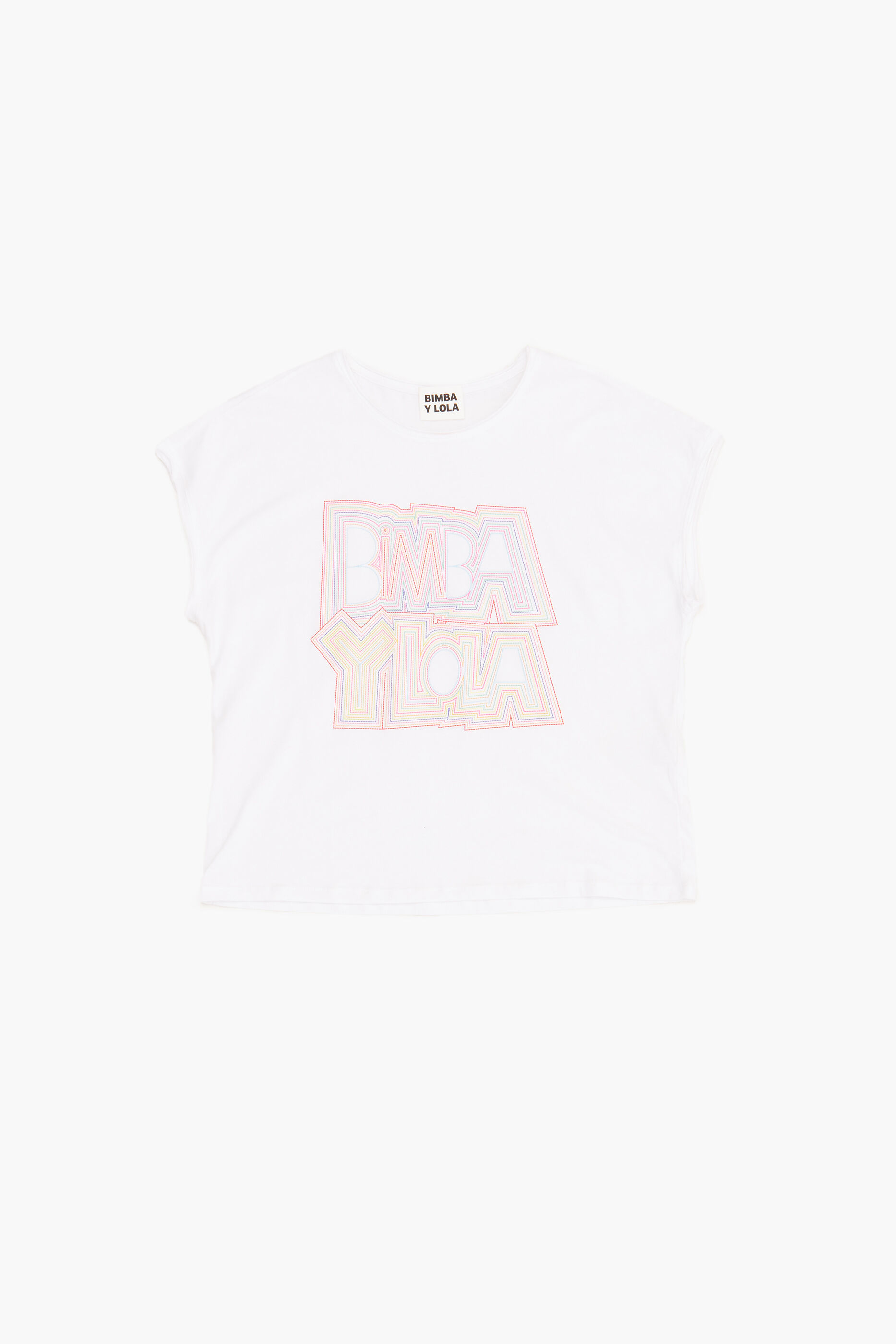 Camiseta branca com logo