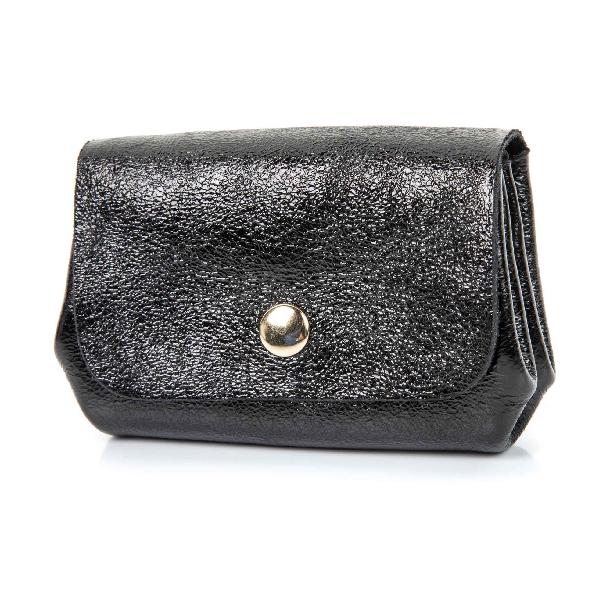 Petite maroquinerie en cuir noir
