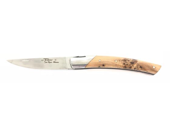 Le Thiers Pirou Genévrier - Acier Carbone Couteau de poche Le Thiers par Goyon Chazeau