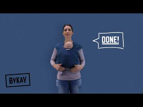 ByKay Stretchy Wrap Deluxe draagdoek Grey Melee