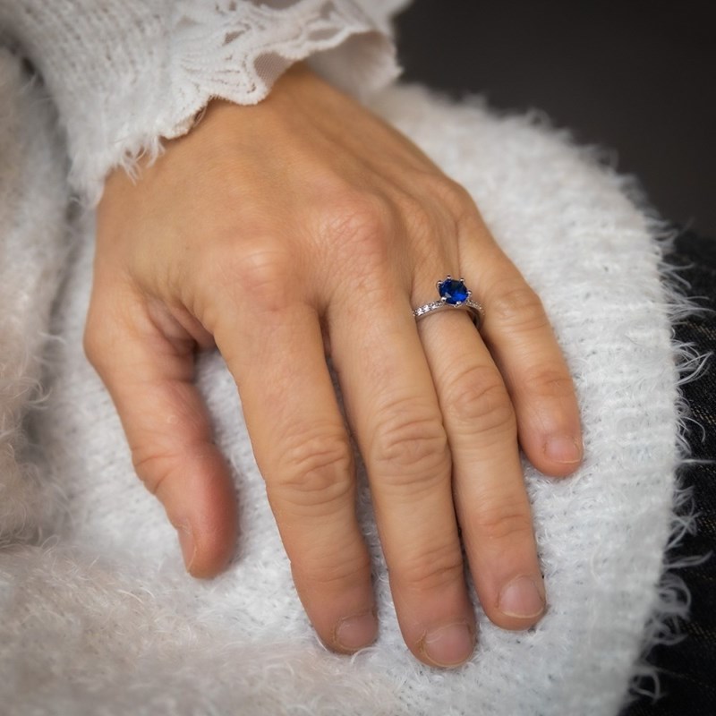 Bague Femme Rhodium BETA