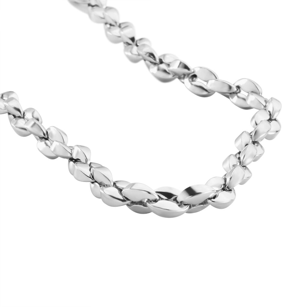 Collier Jourdan Homme Mikeno Acier Blanc