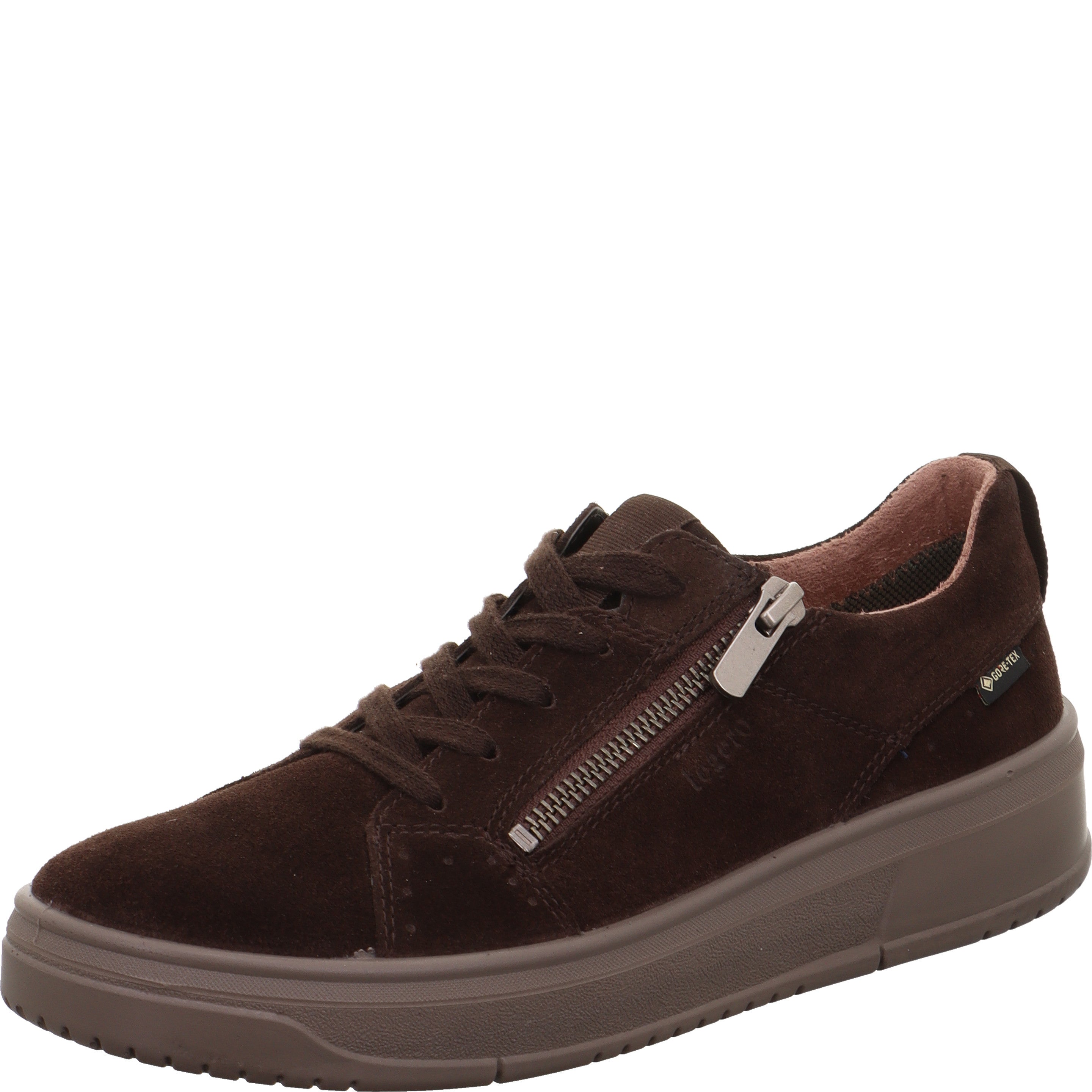 legero REJOISE Damen  Sneaker low mit Reißverschluss - Farbe: Ciok - Größe: 7.5