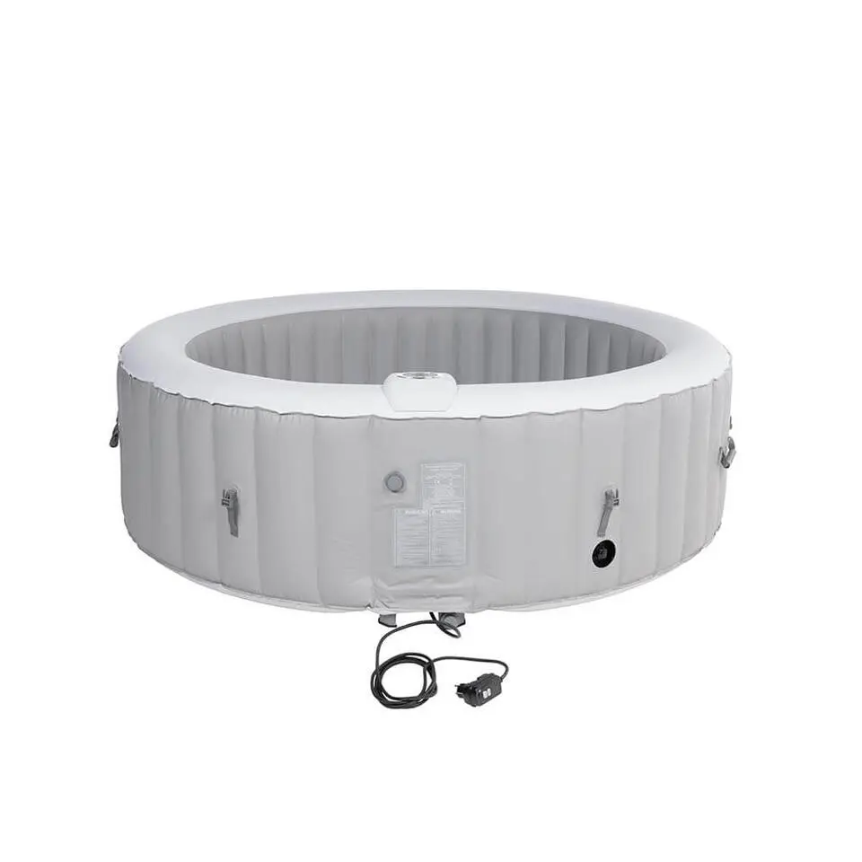 HOME DELUXE Opblaasbare whirlpool SPLASH Grijs