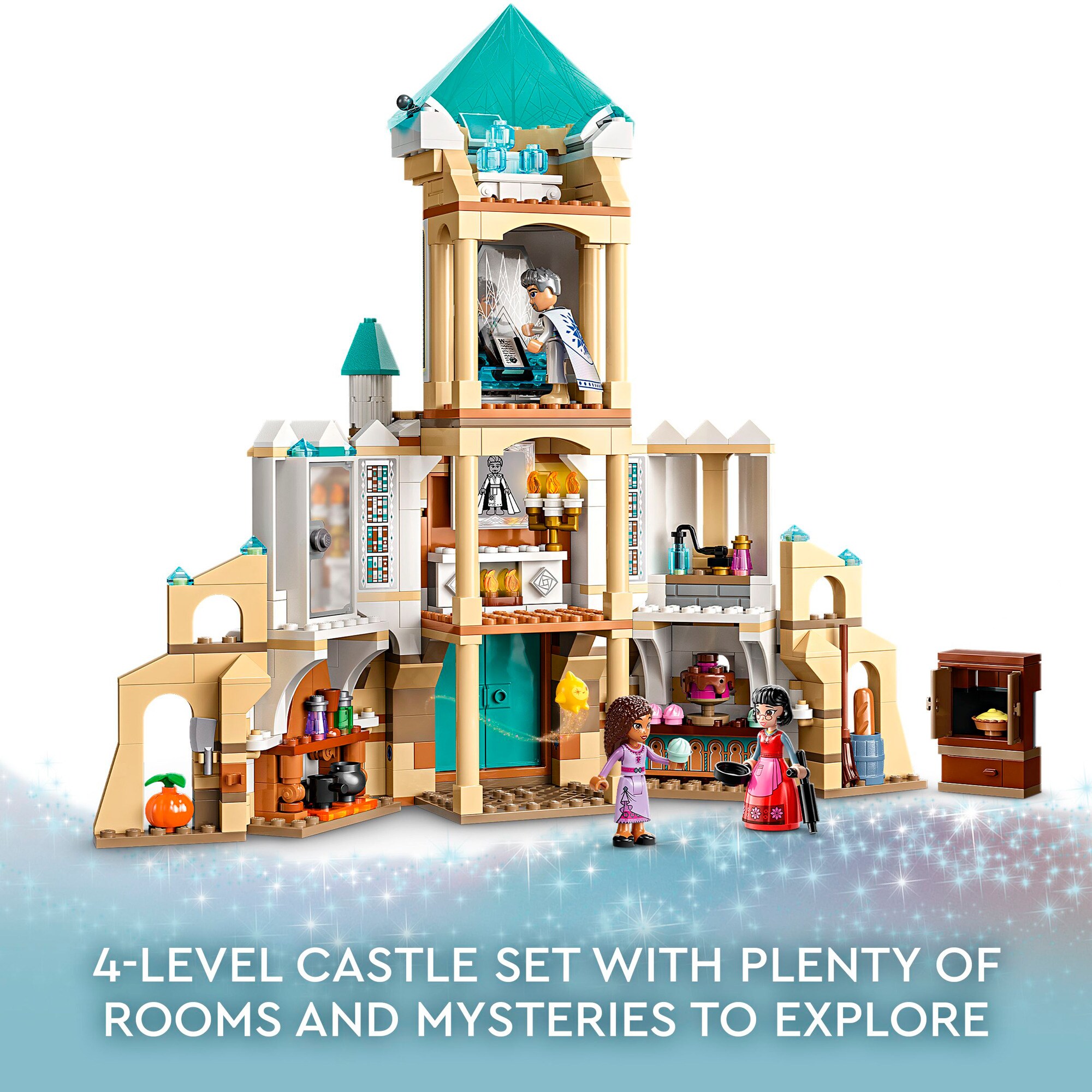 LEGO Konstruktionsspielzeug Disney Wish König Magnificos Schloss