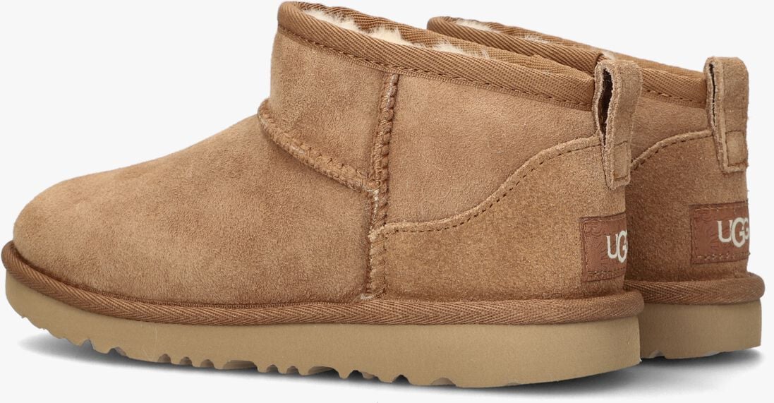 UGG cognac ugg vachtlaarzen classic ultra mini kids