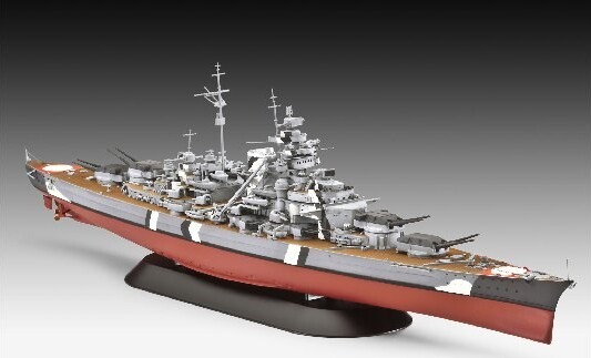 Revell - Battleship Bismarck Skib Byggesæt - 1:700 - 05098
