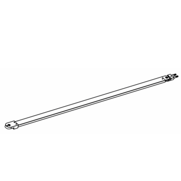 Stabilisatiesteun Contour Zwart 100cm