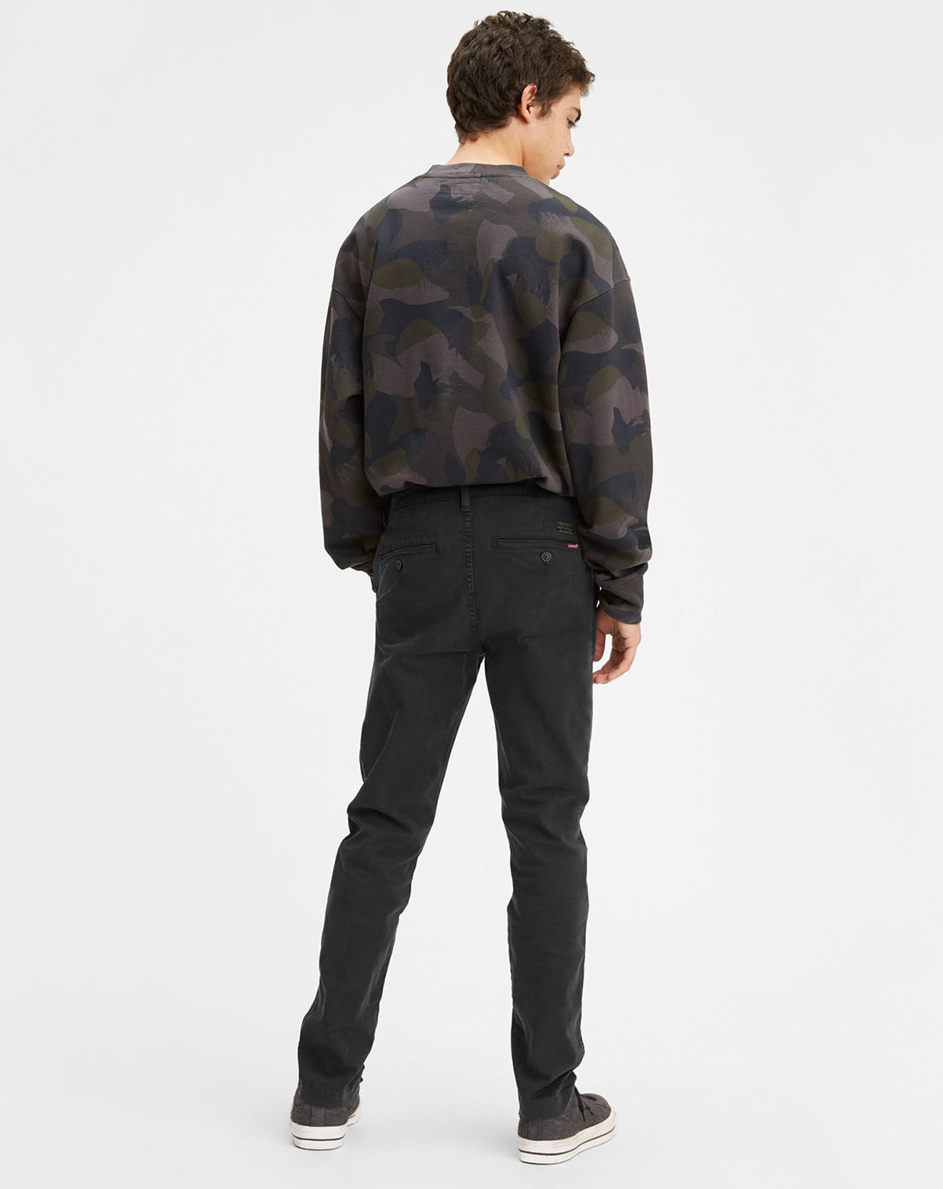 Levi's® Pantalon Chino en Toile de coton Slim fuselé XX noir