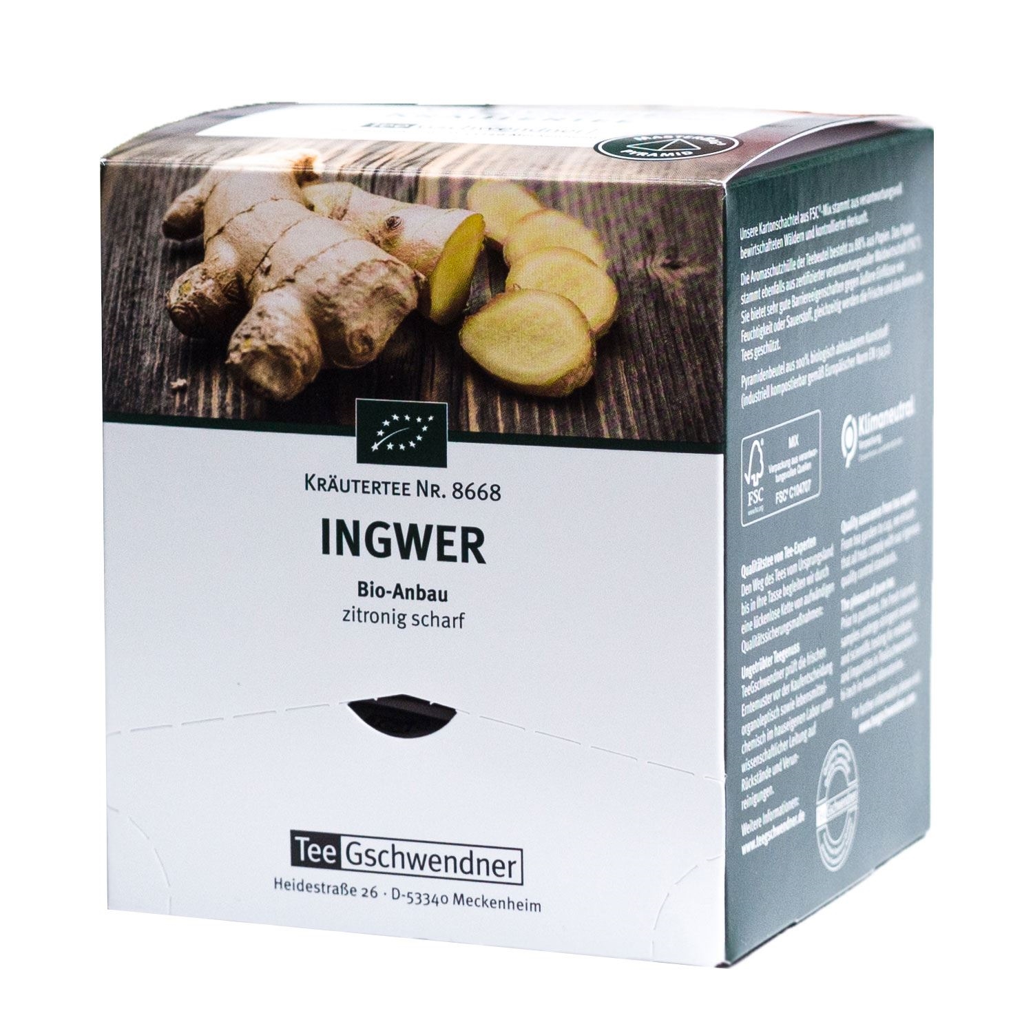 Ingwer Bio (MasterBag® Pyramid)