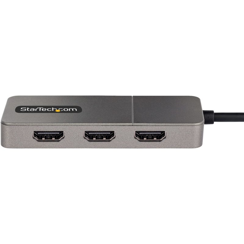 StarTech.com Hub USB-C MST à 3 Ports - Adaptateur Multi-Écrans USB C vers 3x HDMI pour PC Portable - Splitter Triple HDMI Jusqu'à 4K 60Hz avec DP 1.4 Alt Mode & DSC - Hub Thunderbolt 3 vers HDMI avec Câble de 30cm