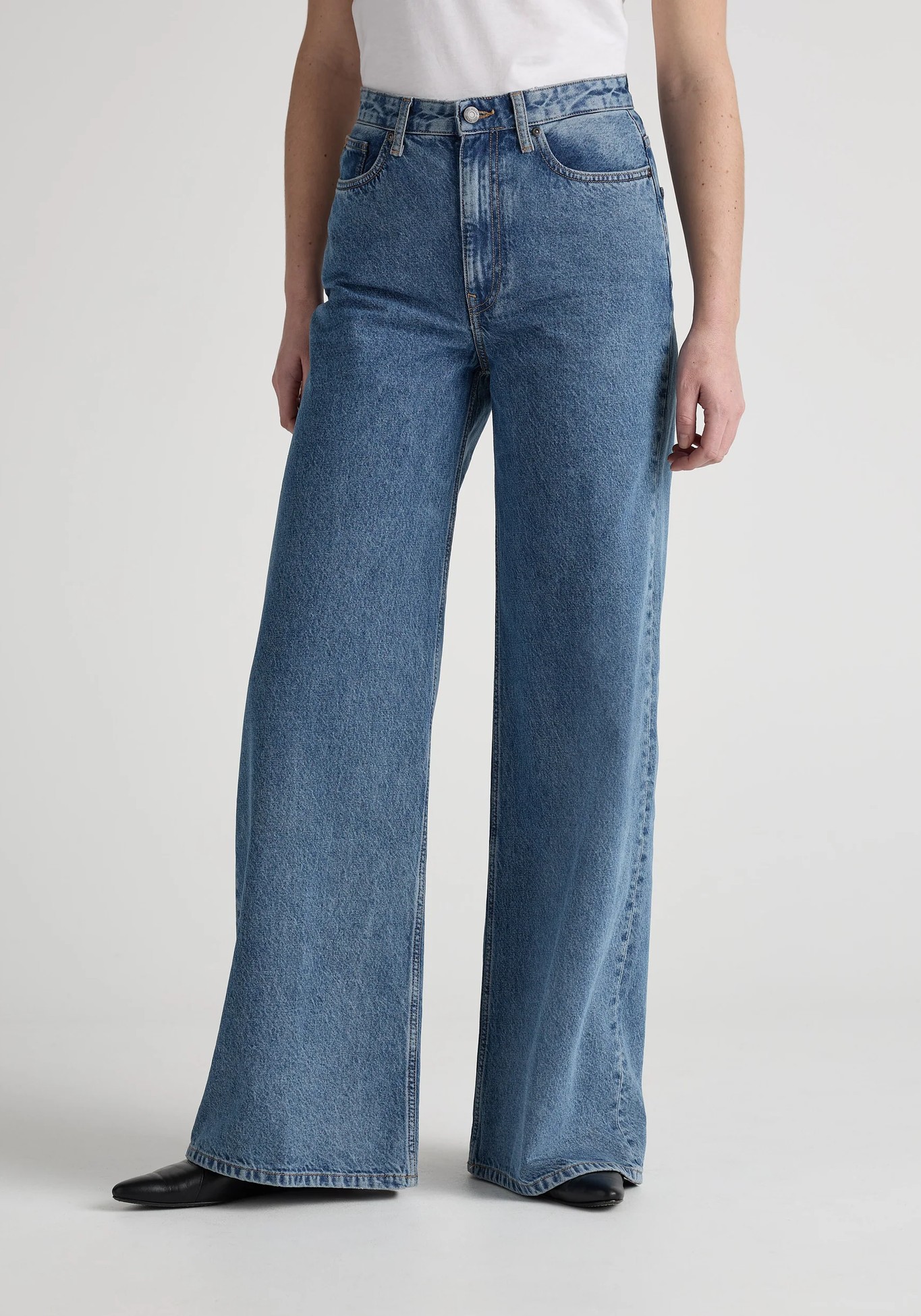 Mud Jeans Damenjeans Sara High Loose Stone Vintage