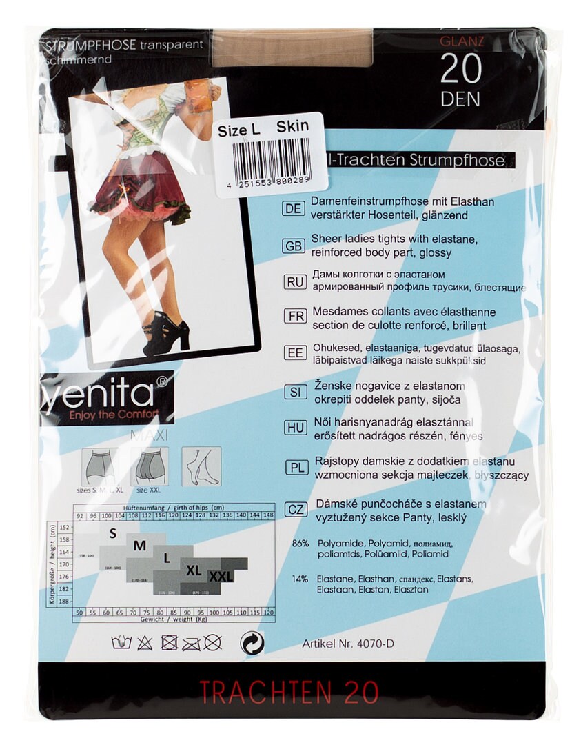 Yenita® Glanzstrumpfhose 