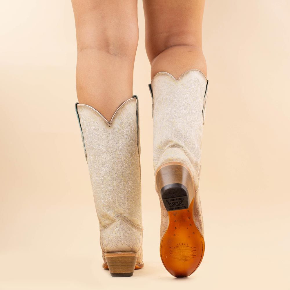Corral cowboyboots C4143 Offwhite
