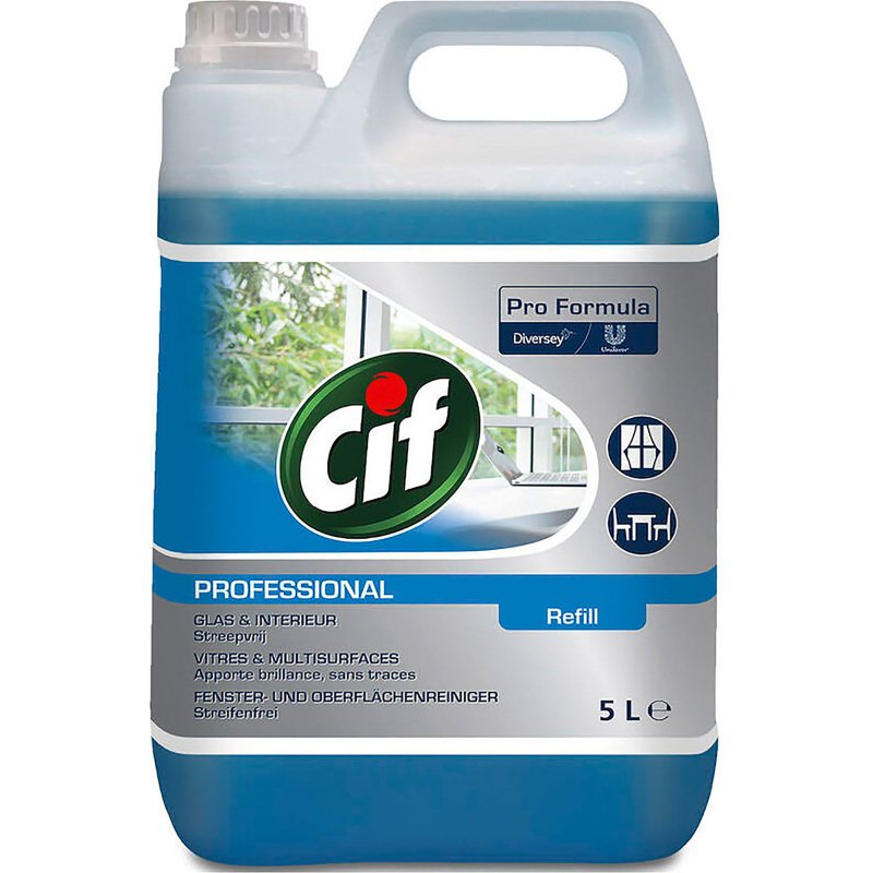 Nettoyant vitres Cif professional - Bidon de 5 L