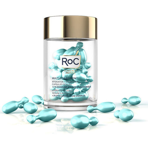 Roc - Hydrate + Plump Cápsulas Serum Con Ácido Hialurónico