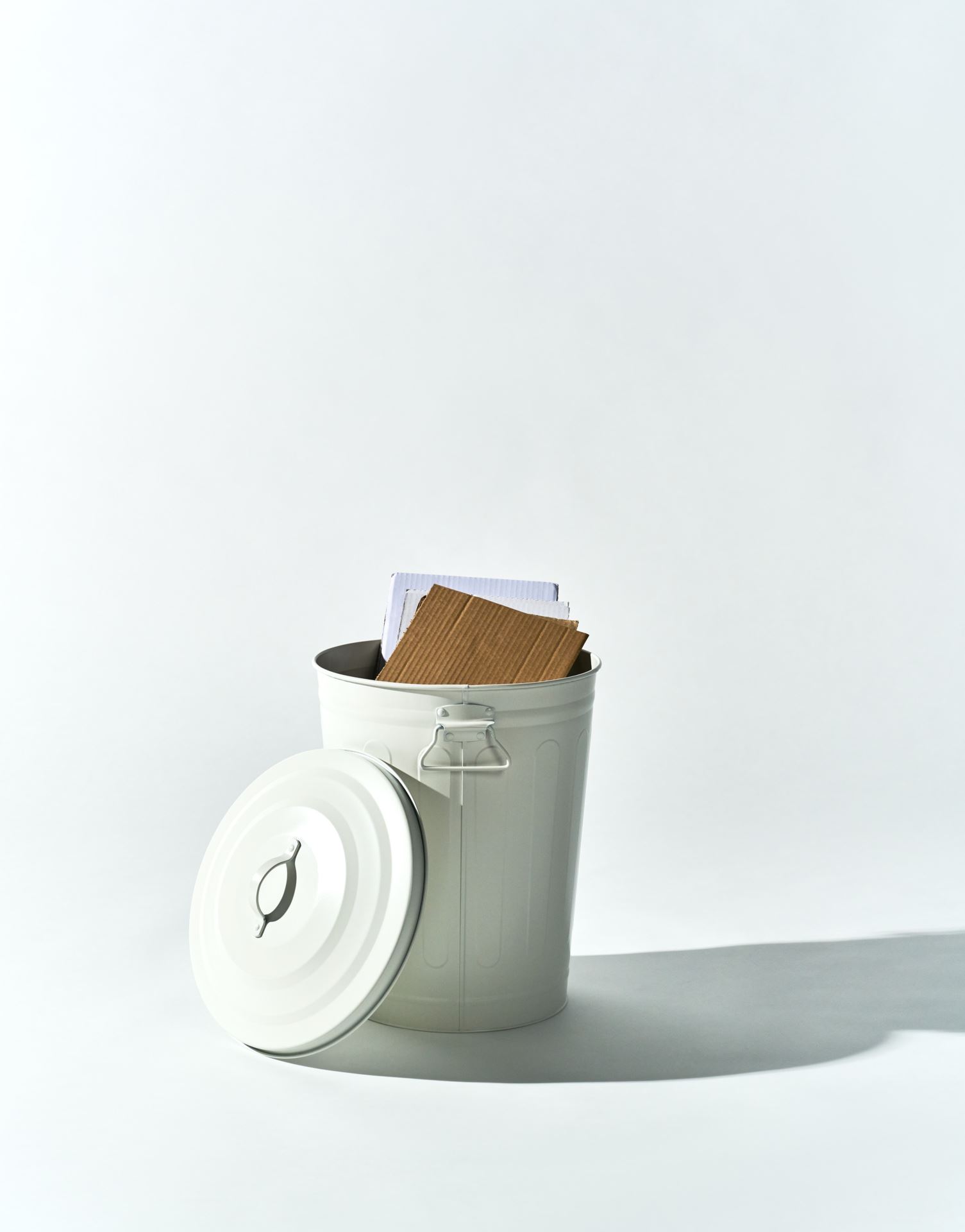 Oppbevaringsbøtte offwhite - 31,5x47 cm