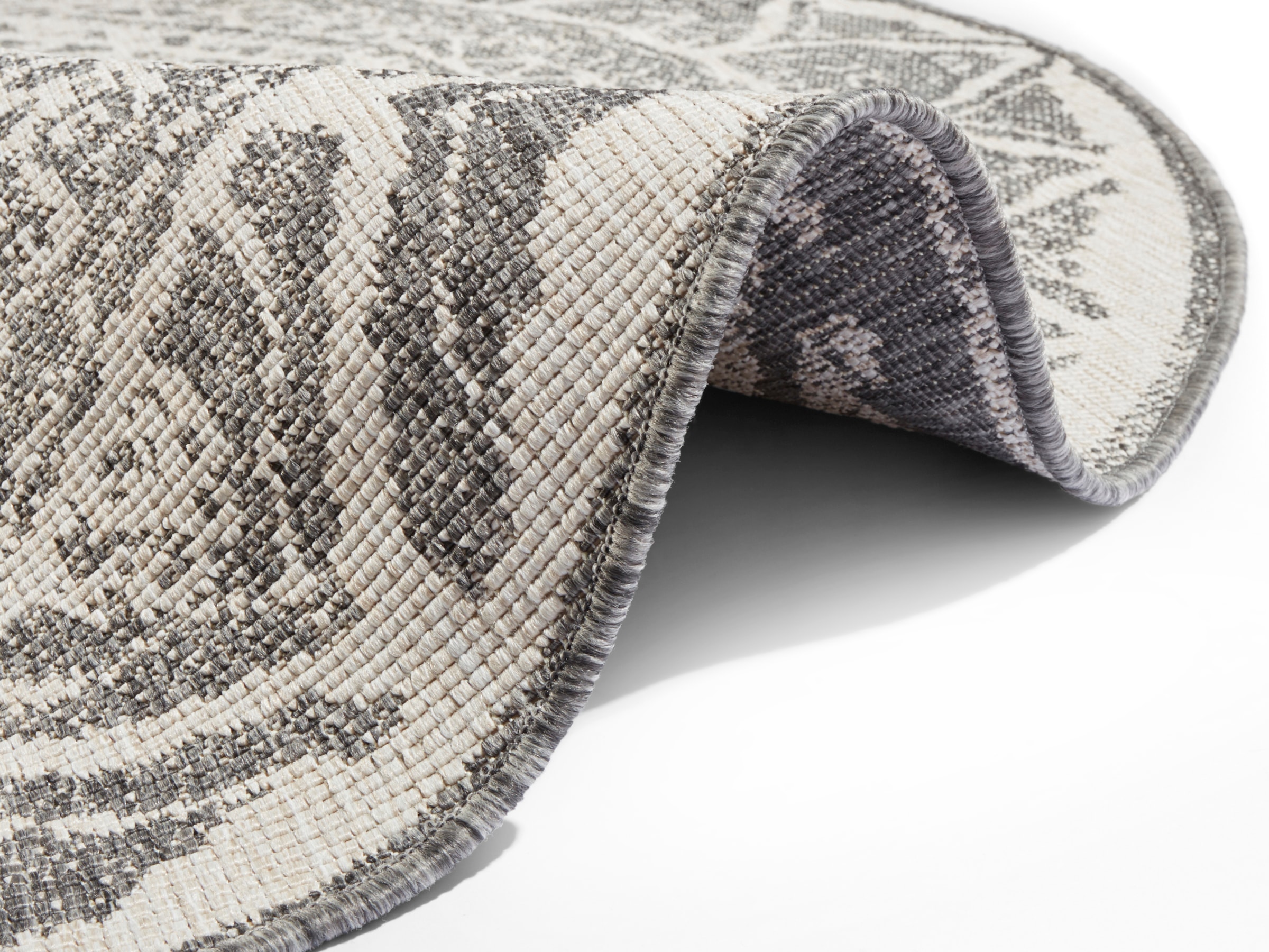 HANSE Home Teppich »Siruma Wendeteppich« rund 5 mm Höhe In- & Outdoor, beidseitig, Orientalisch, Teppich, Garten, Flur
