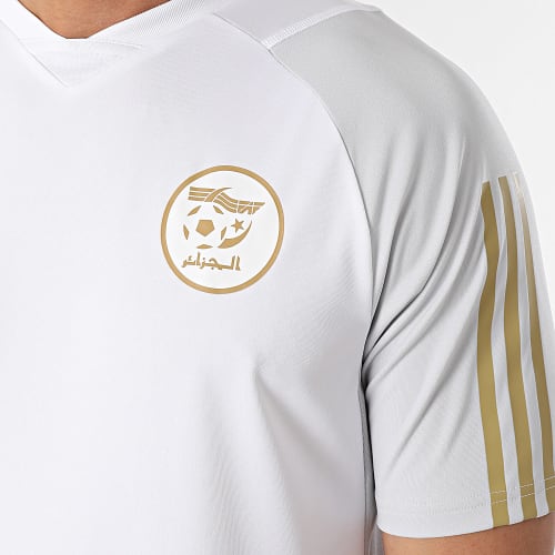 Maillot A Bandes FAF 22 HF1455 Blanc