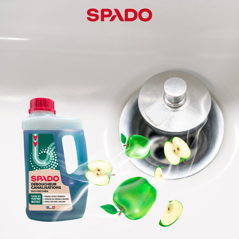 Déboucheur biologique Spado - Flacon 1 L
