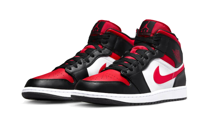 Air Jordan 1 Mid Alternate Bred Toe - 48h Delivery