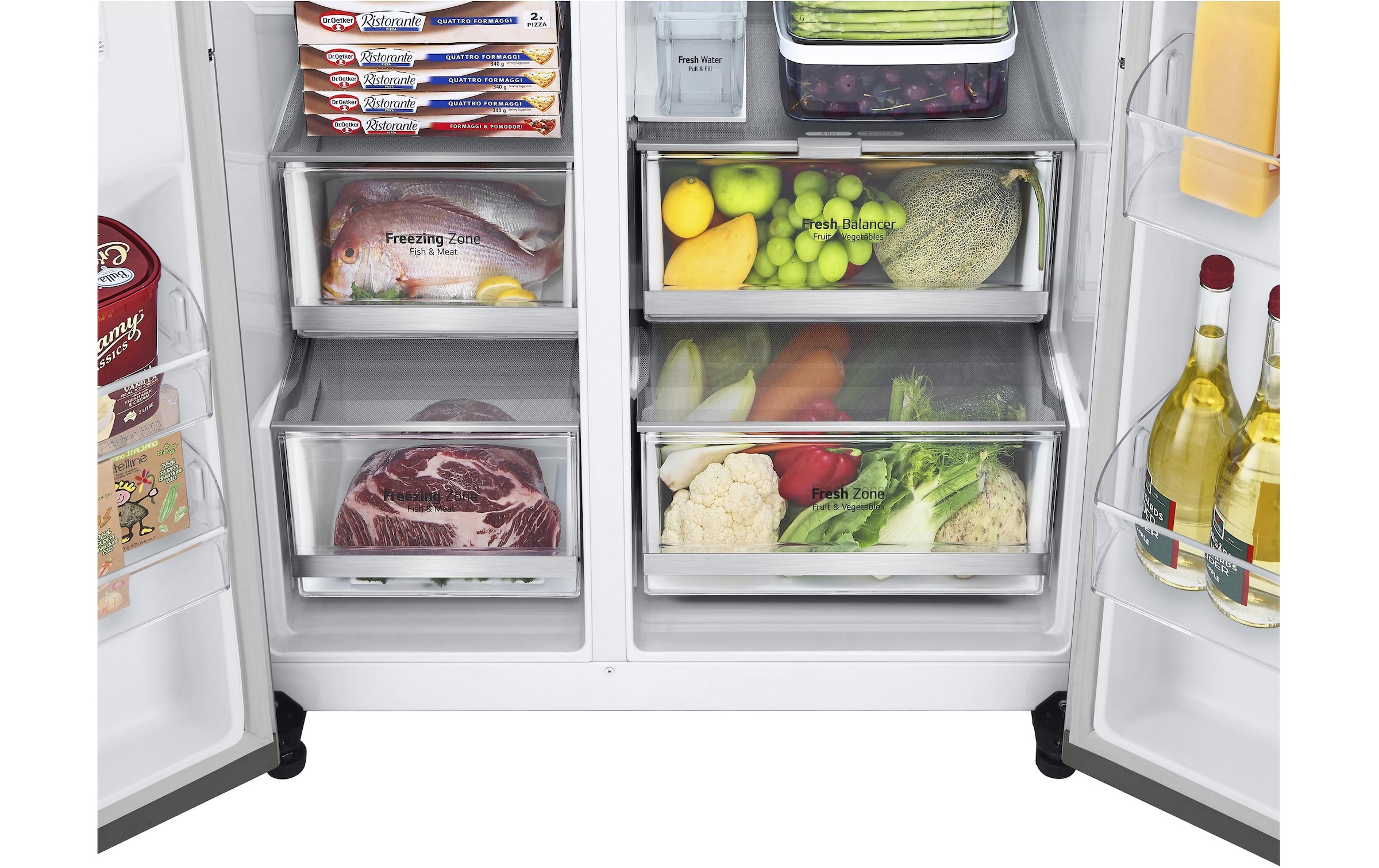 LG Side-by-Side »GSXV91PZAE« 179 cm hoch 91,3 cm breit