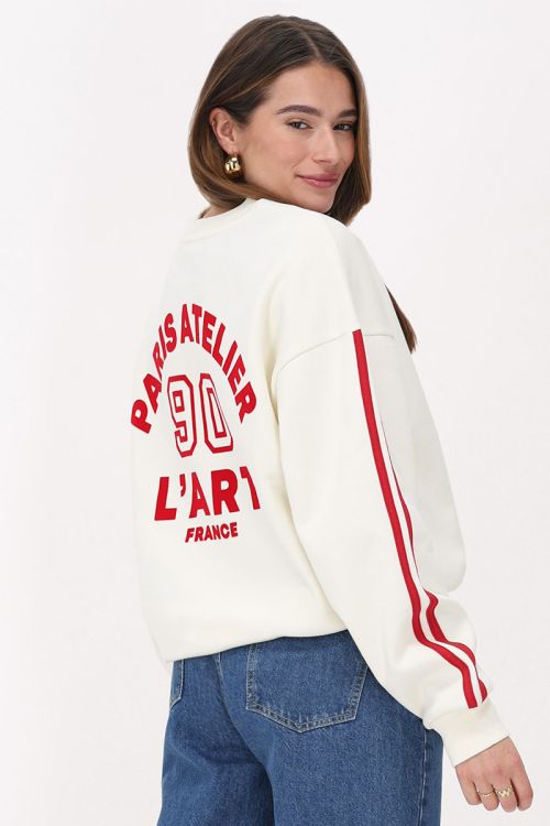 Witte sweater 