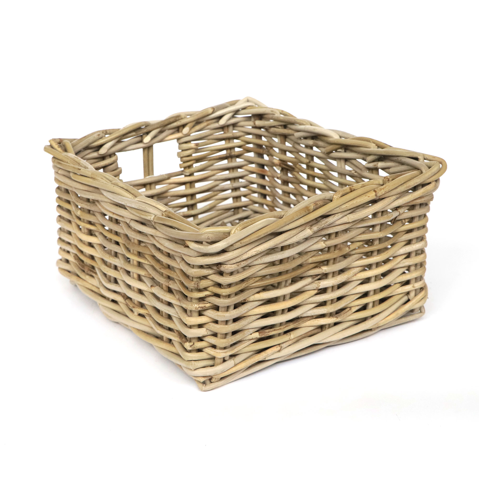 Rattankorb 3er-Set, natur, B 33 cm, L 37 cm, H 18 cm von fischer's lagerhaus