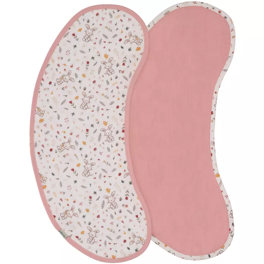 Sterntaler Spucktuch Doppelpack Hase rosa