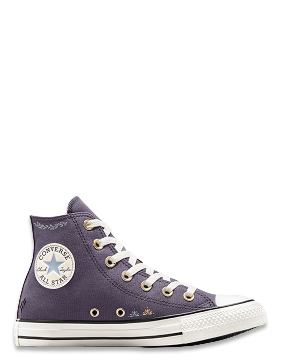 converse Sneakers montantes femme ctas hi dark violet/motifs