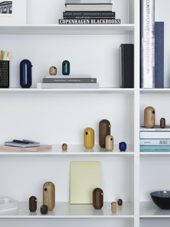 Normann Copenhagen Little Bird decoratie 7cm eiken