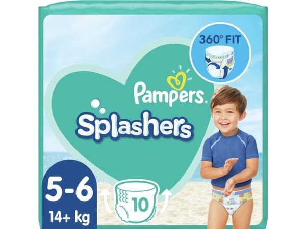 Bleier-Bukse PAMPERS Bukser Splashers, str 5 14+ kg, 10 stk.