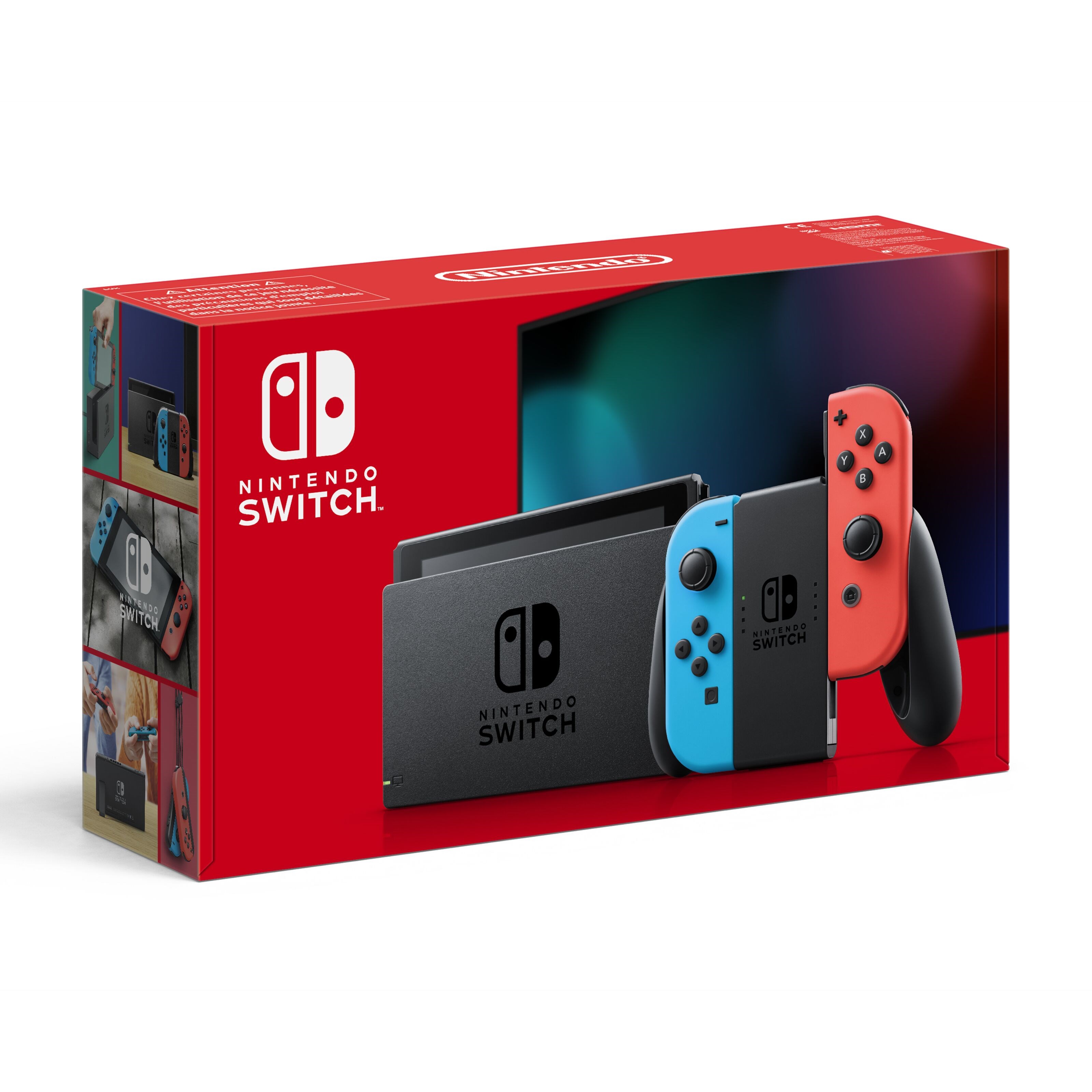 Nintendo Switch (2019) Spillkonsoll 6,2” Rød/Blå