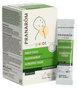 PRANAROM Aromaforce Hustensirup Junior, 20 x 5 ml
