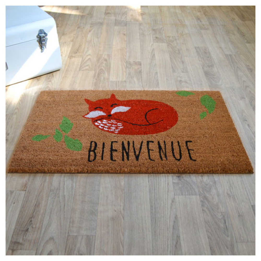 Paillasson coco 45 x 75 cm - renard