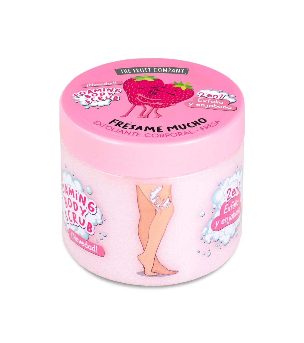 The Fruit Company - Espuma Esfoliante Corporal 2 em 1 - Morango