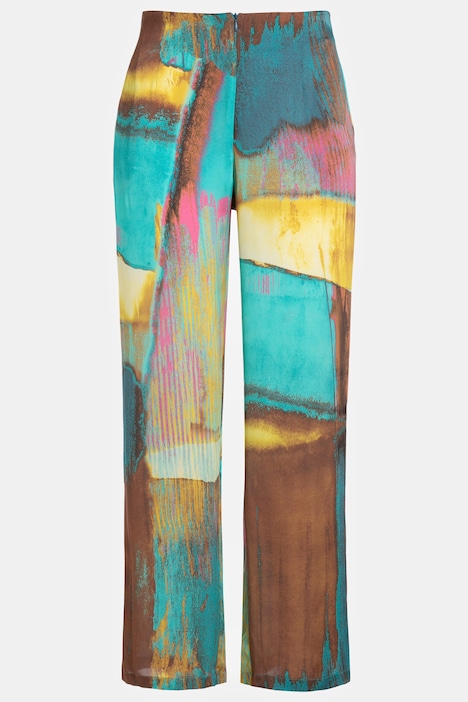 Marlenehose, Artwork, weites, gerades Bein