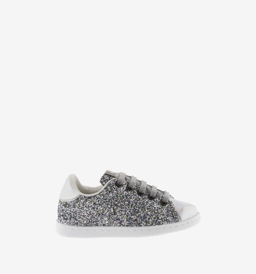 TENIS VICTORIA GLITTER Baskets glitter pour femme PLATA
