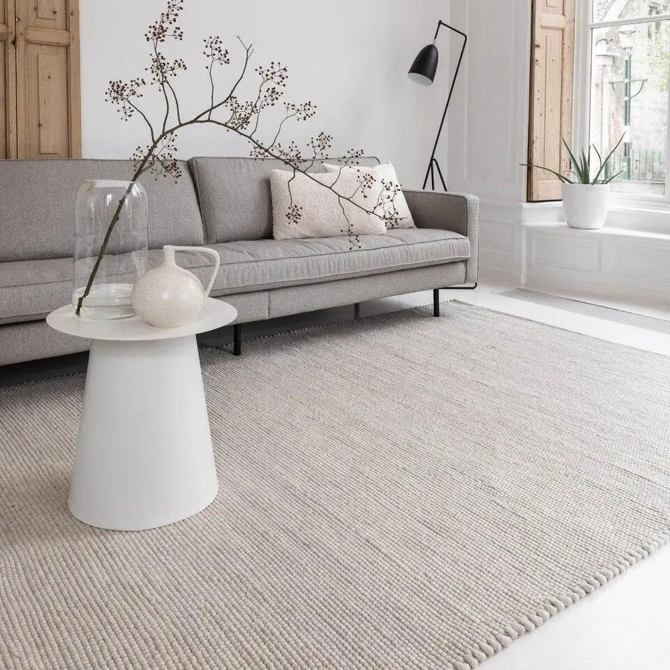 Interieur05 Wollen Vloerkleed Ivoor wit Vik - 340 x 240 cm