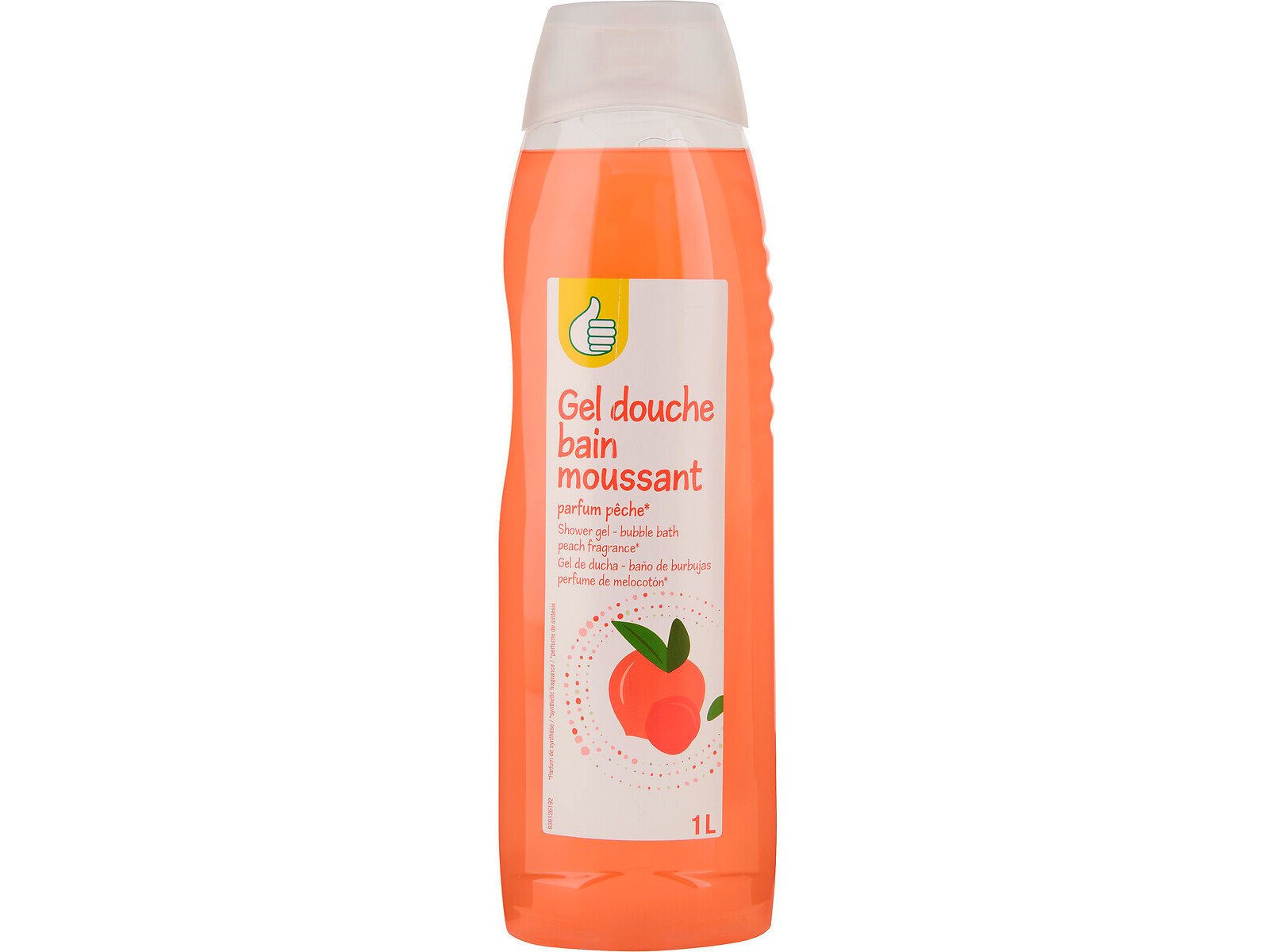 GEL BANHO POLEGAR PÊSSEGO 1L