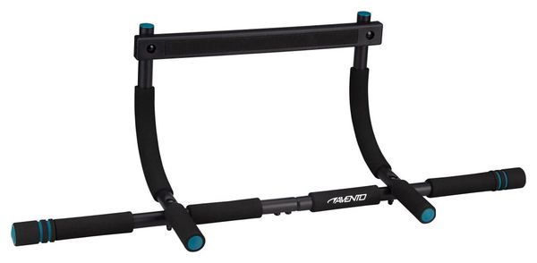 Avento Barre de fitness de porte Acier