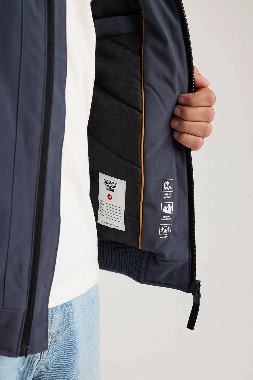 America Today tussenjas blauw